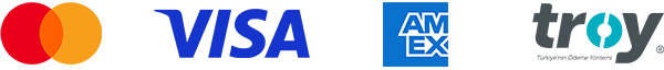 Mastercard, Visa, American Express, Troy